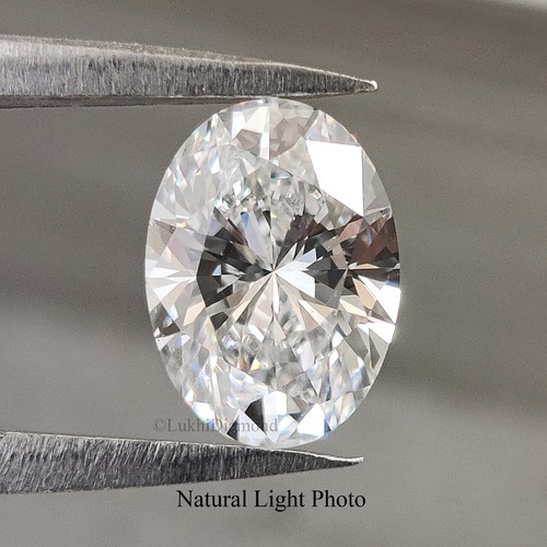 1 Ct IGI Certified Oval Brilliant Cut Diamond E/F Color VS Clarity Lab Diamond - Picture 5 of 10