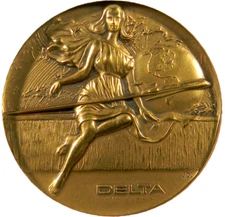 DELTA AIR LINES BOEING 727  Medal  NGC MS 67