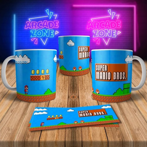 Tazas de cerámica con temática arcade retro de 8 bits inspiradas en juegos arcade retro. - Imagen 170 de 194