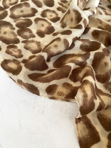 Ladies Leopard Print Scarf Animal Scarf Large Long Wrap Shawl Fashion Cotton Big - Picture 545 of 557