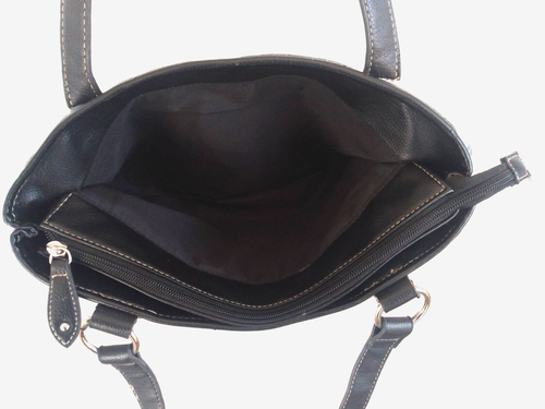 Croft & Barrows Canvas Floral Handbag Top Handle Purse Bohemian Cool Flowers Zip - Picture 6 of 15