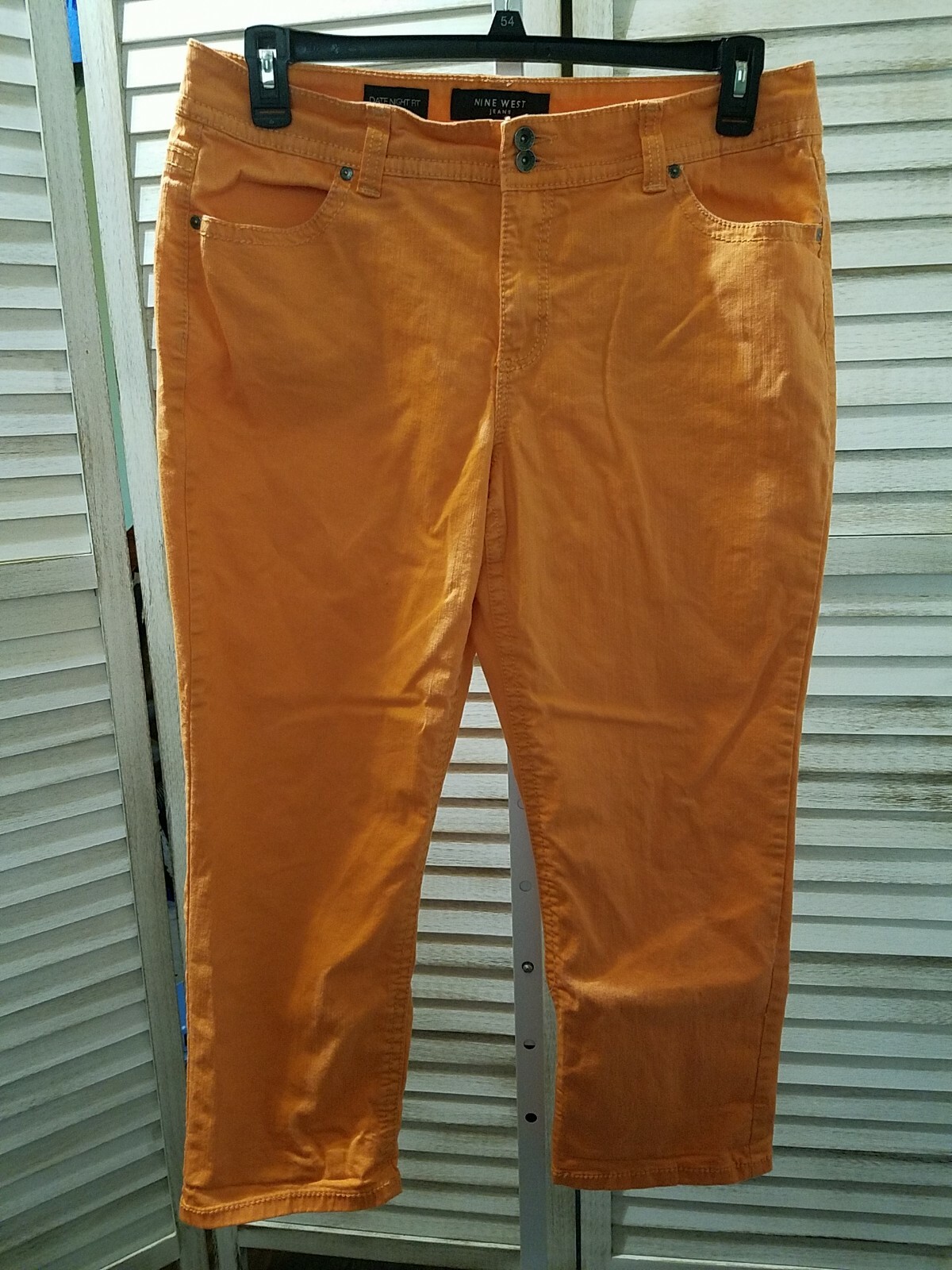 Nine West Jeans Womens Capri Pants Size 16 Date Night Fit Bling