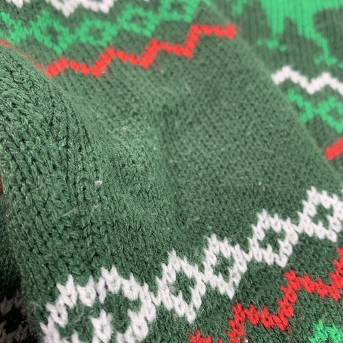 T-Rex Christmas Sweater Maximus Rex Child Size 6 Dinosaur With Santa Hat - Picture 6 of 15