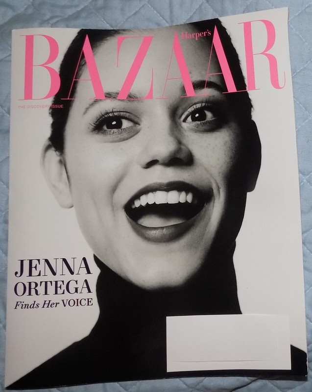 JENNA ORTEGA FINDS HER VOICE - HARPER`S BAZAAR MAGAZINE