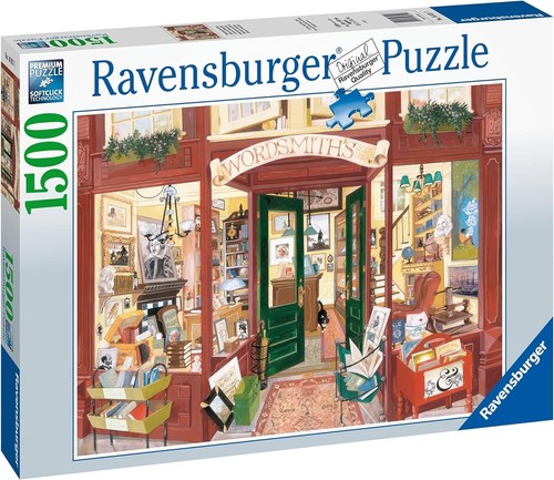Ravensburger Wordsmiths Bookshop 1500-Piece Puzzle Softclick Tech 16821 - Picture 3 of 3