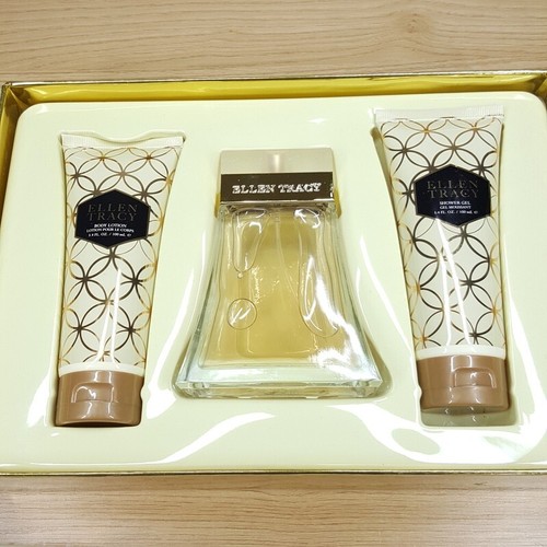 ELLEN TRACY Womens Perfume 3.4 oz Gift Set Shower Gel Body Lotion EDP Spray - Picture 2 of 5