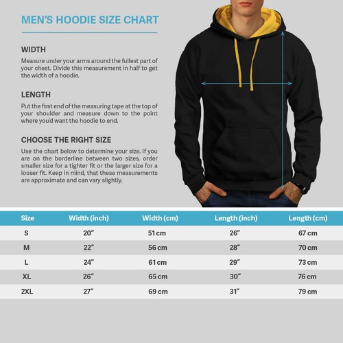 Home Black Hood gold Holiday New Take Contrast Hoodie Away Men pwB5RnxqFP