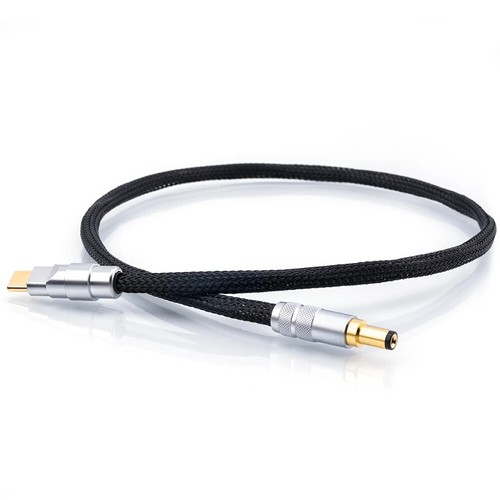 Silver Plated OCC DC Power Cable GX16-2 Pin To USB Type-C Charging Cable 5V3A - Picture 15 of 16