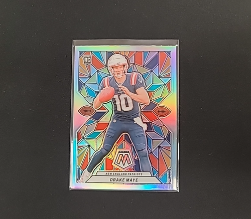 2024 Panini Mosaic Drake Maye Stained Glass RC SSP #SG-18 Patriots Rookie Card
