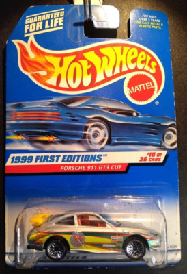 1999 Hot Wheels First Editions Porsche 911 GT3 Cup VHTF - Fast Ship!