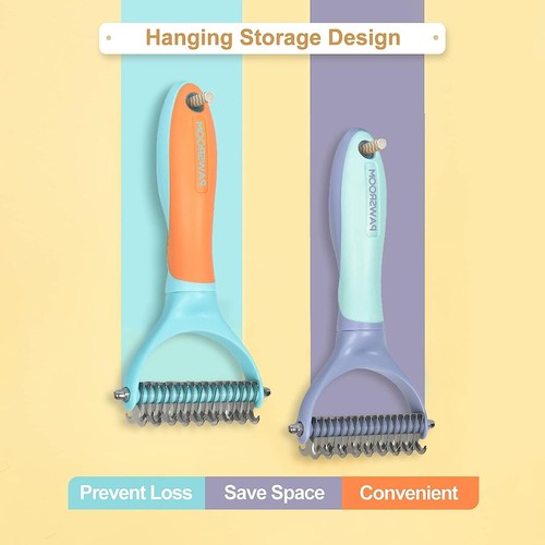 Pet Hair Remover Dog Cat Comb Grooming Massage Deshedding Cleaning Brush Tool - Picture 6 of 16