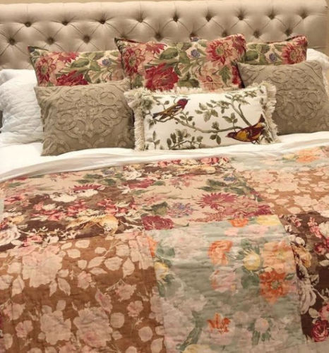 Home Garden Bedding Rare Vtg Ralph Lauren Watermill Cottage