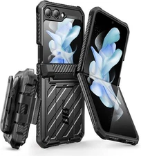 For Samsung Galaxy Z Flip 5 5G (2023) SUPCASE Hinge Protection Case Stand Cover