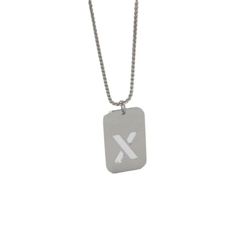 Stainless Steel Hollow Out A-Z 26 Letters Initial Pendant Necklace Jewelry - AUS - Picture 8 of 34