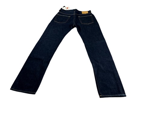 Re/Done Straight Leg Jeans Damen 30 dunkelblau 70er Ultra High Rise Ofenrohr - Bild 2 von 10