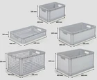 Heavy Duty Plastic Stacking Industrial Euro Storage Containers Boxes Crates
