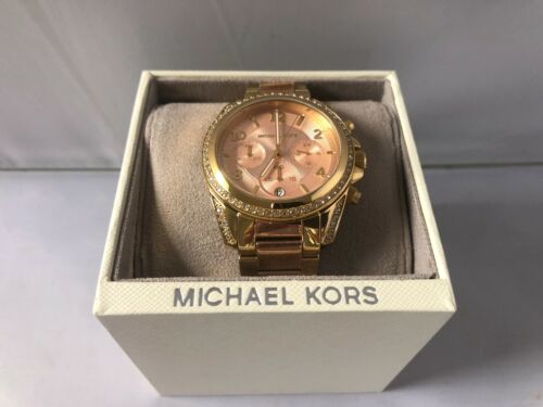 MICHAEL KORS AUTHENTIC BLAIR ROSE GOLD WOMEN'S LADIES MK6316 WATCH MSRP $275 - Picture 6 of 8