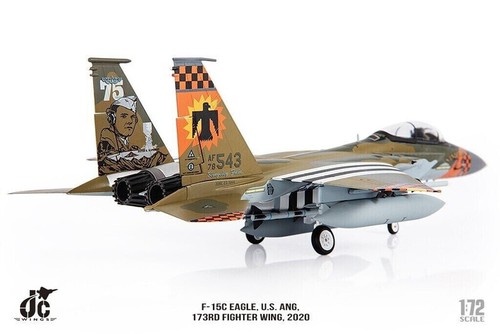 1:72 JC Wing F-15C EAGLE.U.S.ANG,173RD FIGHTER WING,2020 Fighter Diecast Model - Picture 3 of 12