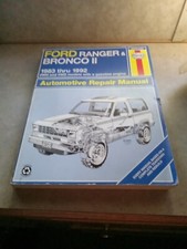 Haynes Repair Manual,Ford Ranger and Bronco II 1983 Thru 1992 : 2wd and 4wd Mod