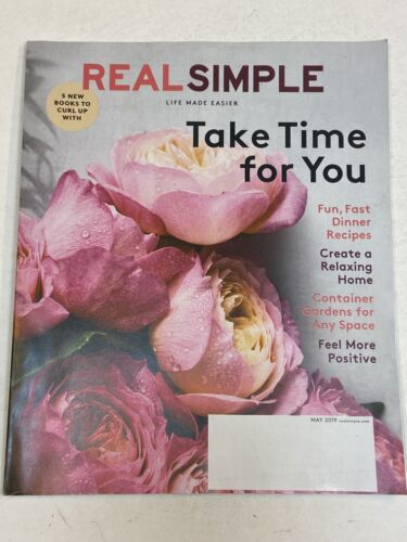 Real Simple Magazine May 2019 Take Time for You Feel Positive Container Gardens