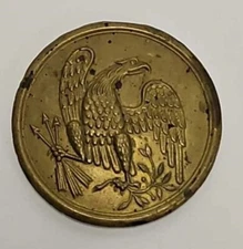 Original US Civil War Union Band?  Eagle Breast Plate 1861-1863