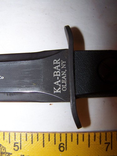 Kabar John EK Commando Dagger Knife Fixed Blade Full Tang 1095 Crovan EK44 USA - Picture 9 of 12