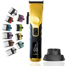 Supreme Trimmer 2Spee Hair Clipper (3.5 Hour Use) Detachable Blade | STC922 Gold