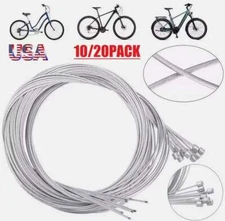 20Pcs 6FT Bicycle Brake Inner Wire Cable Line For Front Rear Road Bike Break USA