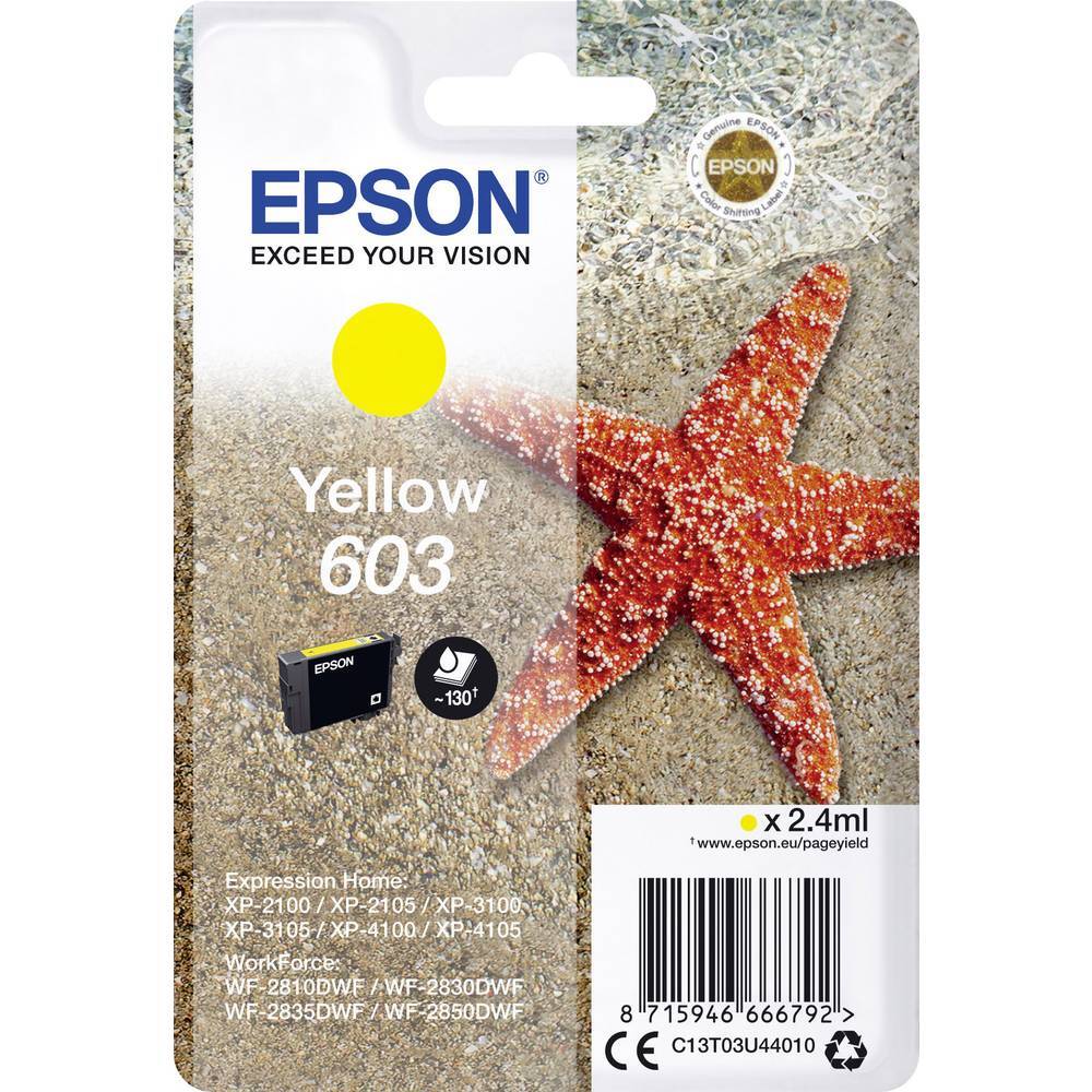 Epson Druckerpatrone T03U44, 603 Оригинальный Gelb C13T03U44010