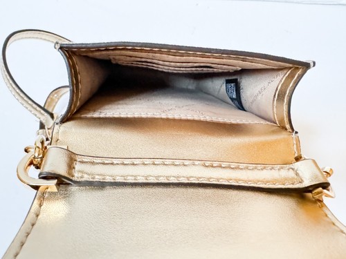 Michael Kors Carmen Small North South Phone Crossbody Shoulder Chain Bag Purse - Picture 150 of 185