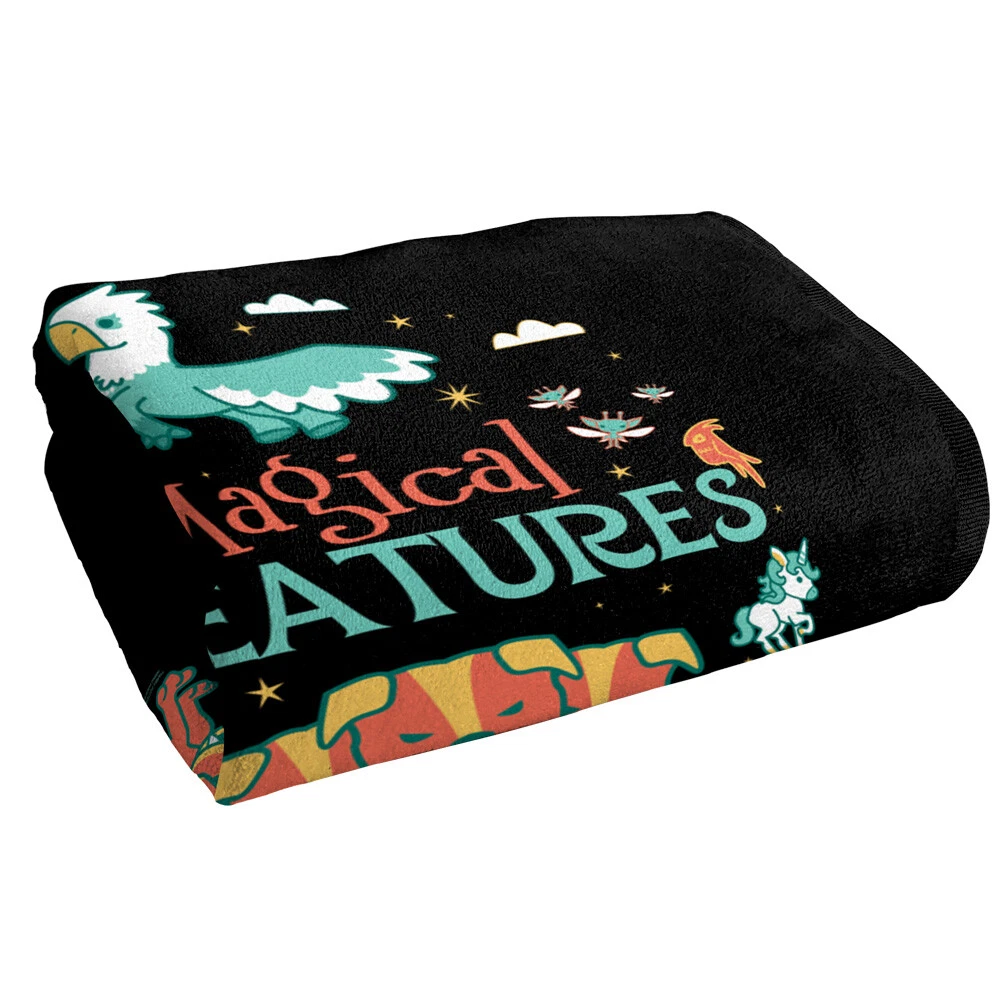 Harry Potter Magical Creatures Officially Licensed Beach Towel 30"x60"