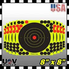  25 pack 8" Adhesive Stick Patch Replacement Splatter Reactive Shooting Target