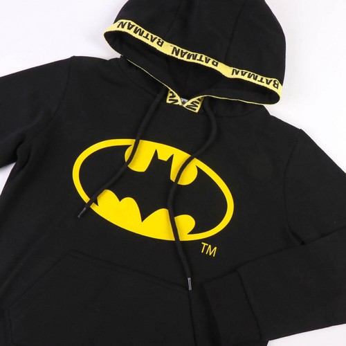 Batman Sweatshirt Hoodie mit Kapuze Marvel Farbe:Schwarz Größen: 122 128 146 158 - Bild 3 von 6