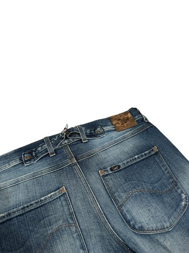 Lee 101B Gold Label Half Selvedge Cinch Back Cowboy Jeans Mens 36x34 Rare - Picture 7 of 16