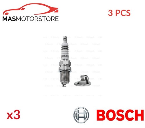 ENGINE SPARK PLUG SET PLUGS BOSCH 0 242 236 561 3PCS A NEW OE REPLACEMENT