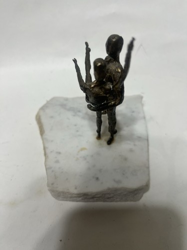 "Firmado Gary Rosenthal Bailando Pareja Esculturas Bailarina Color Bronce en m - Imagen 3 de 24