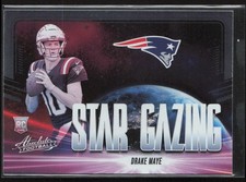 2024 Panini Absolute #SG-DME Drake Maye Star Gazing New England Patriots