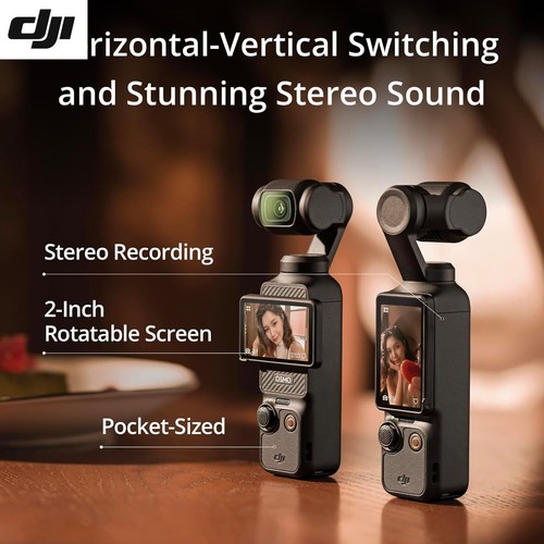 New Seal DJI Osmo Pocket 3 Creator Combo 4K Camera 3-Axis Gimbal Mic Tripod - Picture 4 of 11