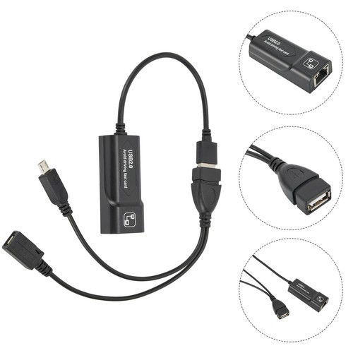 1*LAN Ethernet USB OTG Cable 2nd 3nd Gen TVxStream Adapter High Quality - Afbeelding 12 van 12