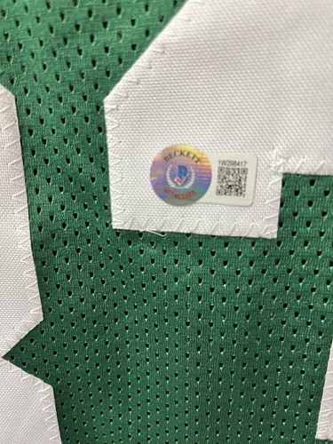 Larry Bird Boston Celtics signiertes individuelles Trikot VOGEL grün Beckett Echtheitszertifikat - Bild 3 von 4