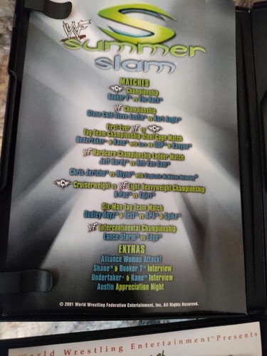 Lot Of 2 WWE/WWF Vintage Dvds Wrestling King of the Ring/ Summer Jam. Signature - Picture 9 of 16