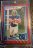 2025 Panini - Rated Rookie Cam Skattebo #302 Optic Preview Red Wave Prizm