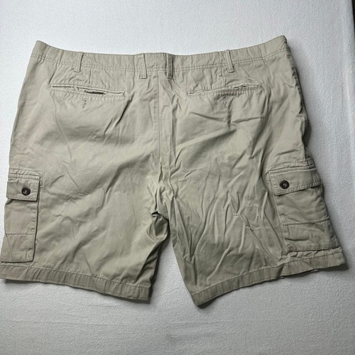 Merona Men's Cargo Shorts Size 46 Beige Cotton Casual Outdoor - Picture 6 of 10