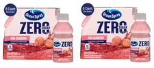 (12 Pack) Ocean Spray Zero Sugar Pink Cranberry Juice Drink, 10 fl oz Bottles