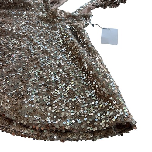 Joyfolie Mia Joy Girl Size 7 Gold Sequins Ruffle Romy Jumper Dress Party Holiday - Picture 20 of 20