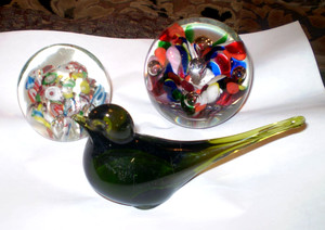 vintage paperweight lot