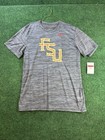 Florida State Seminoles Nike T-Shirt Men's Large Gray Black Heather Dri-Fit