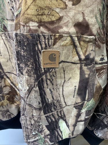 Carhartt Giacca Trapuntata Uomo 2XL Alta Realtree Mimetica J221 Cap 🔥camo - Foto 3 di 18