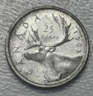 1963 Canada 25 Cents/Quarter .800 Silver