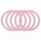 5Pcs Magnetic Adapter Ring, Magnetic Wireless Charger Conversion Kit, Pink